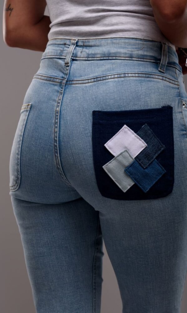 PANTALÓN VAQUERO CAMPANA Rombos